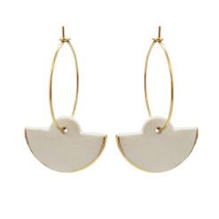 Dione Halfcircle White