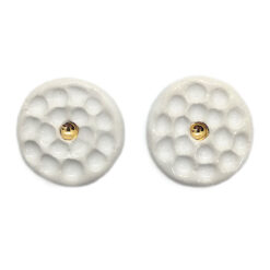 Umi Round White Coral Dots