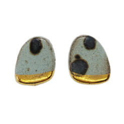 Kiveli Stud Earrings Filmy Green