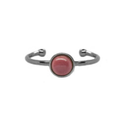 Clio Small Red Plum Silver