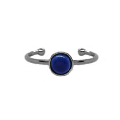 Clio Small Cobalt Silver
